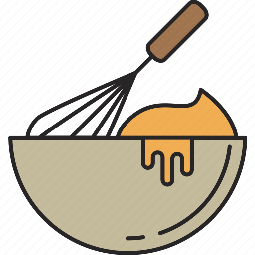 Beat, bowl, food, meal, whisk icon - Download on Iconfinder