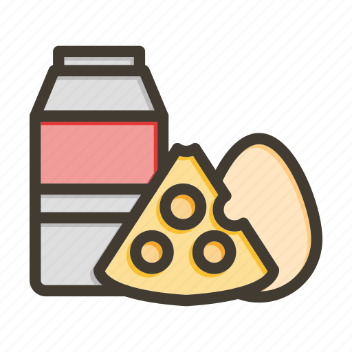 Dairy products, milk, food, cheese, protein icon - Download on Iconfinder