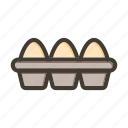 egg tray, egg, food, eggs, breakfast