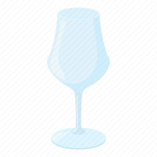 Alcohol, cartoon, drink, empty, glass, transparent, wine icon - Download on  Iconfinder