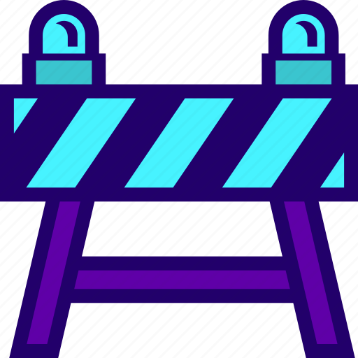 Barrier, construction, resctricted, road, traffic icon - Download on Iconfinder
