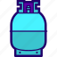 bottle, can, cng, cylinder, fire, gas 