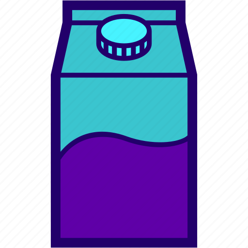 Beverage, milk, packaged, tetrapack icon - Download on Iconfinder