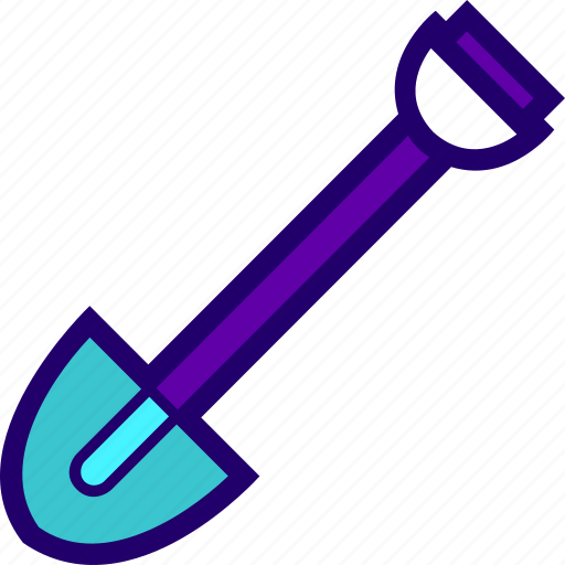 Construction, equipment, gardening, shovel, spade icon - Download on Iconfinder