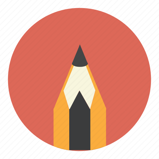 Pencil, school, stationery, student, write, education, draw icon - Download on Iconfinder