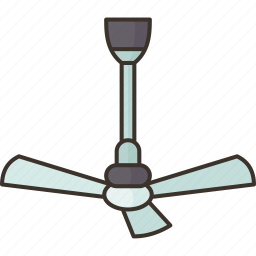 Fan, ceiling, ventilation, room, interior icon - Download on Iconfinder