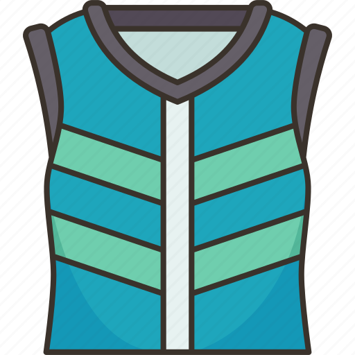 Vest, cooling, sleeveless, wearing, clothing icon - Download on Iconfinder