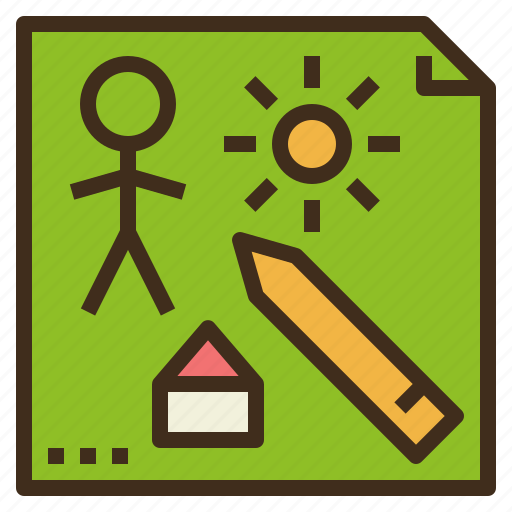 Doodle, draw, imagination, kids, sketch icon - Download on Iconfinder