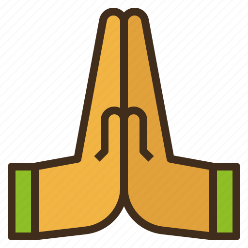 Greeting, meditation, pray, sawasdee, wai icon - Download on Iconfinder