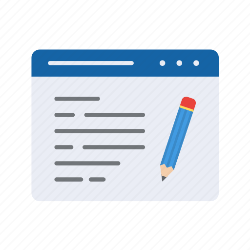Blog, marketing, writer, pencil, article, taking notes, notebook icon - Download on Iconfinder