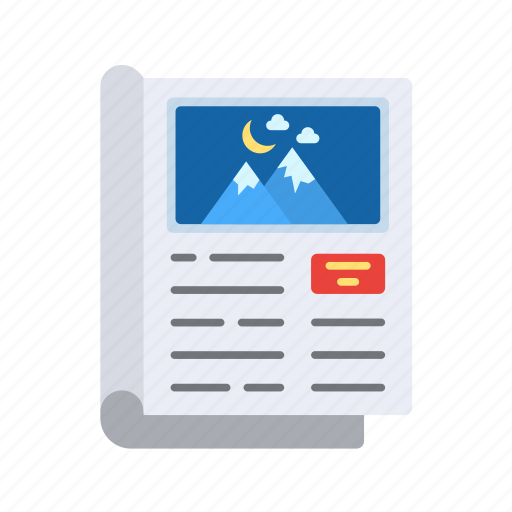 Magazine, articles, feeds, news, blog, journalism, report icon - Download on Iconfinder