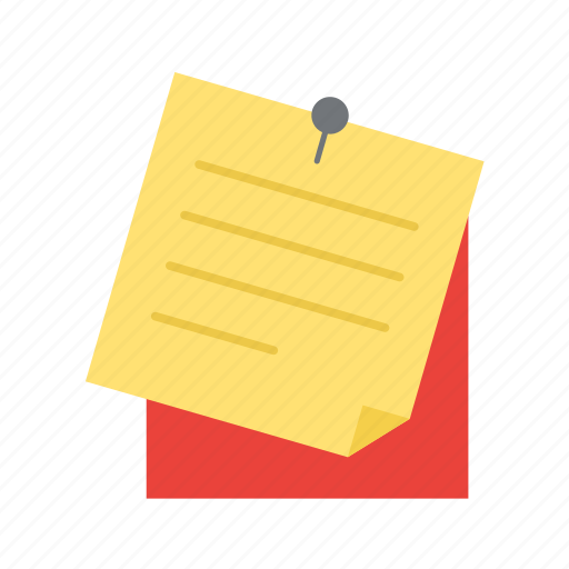 Sticky note, taking notes, record, book, notebook, notepad, pencil icon - Download on Iconfinder