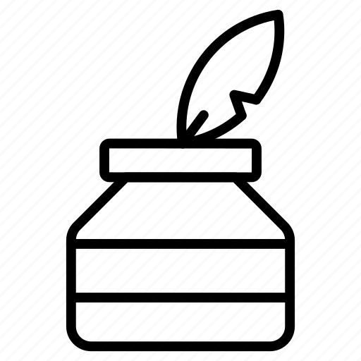 Ink, draw, bottle, write, pot icon - Download on Iconfinder