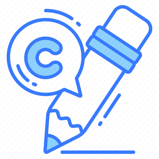 Creativity, idea, pencil, write, copyright, law, justice icon - Download on Iconfinder