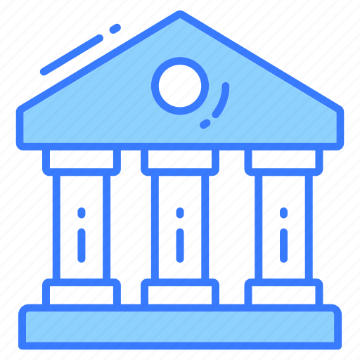 Court house, legal-building, law, justice-scale, building, supreme court, court icon - Download on Iconfinder