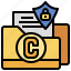 copyright, document, files, folders, script, secure, writing 