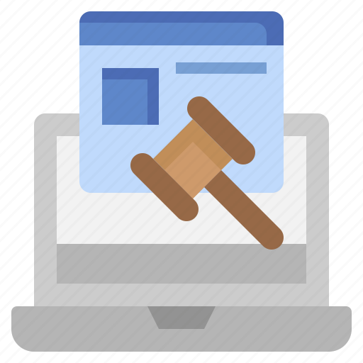 Auction, commerce, judge, justice, law, shopping, verdict icon - Download on Iconfinder