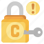 copyright, law, lock, locked, protected, security 