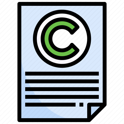 Document, license, intellectual, property, copyright, paper icon - Download on Iconfinder