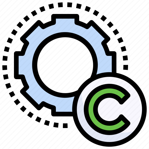 Settings, copyright, options, gear icon - Download on Iconfinder