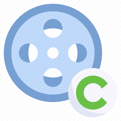 Film, music, multimedia, copyright icon - Download on Iconfinder