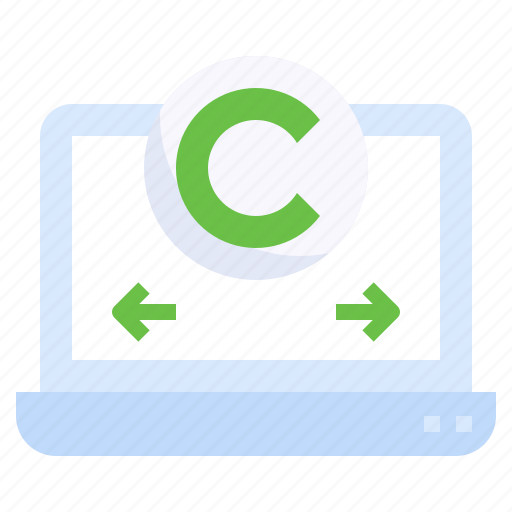 Laptop, copyright, business, finance icon - Download on Iconfinder