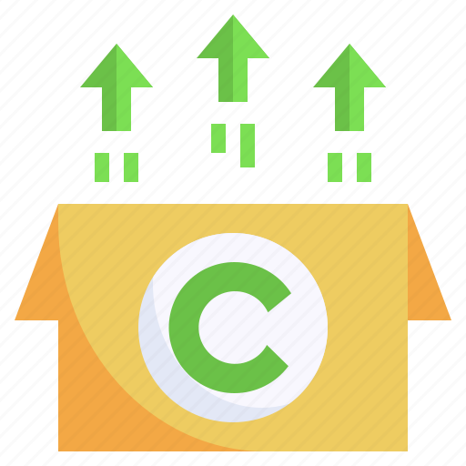 Package, box, shipping, delivery, copyright icon - Download on Iconfinder