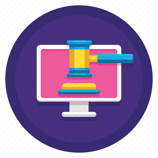 Digital, digital law, law, legal, online law icon - Download on Iconfinder