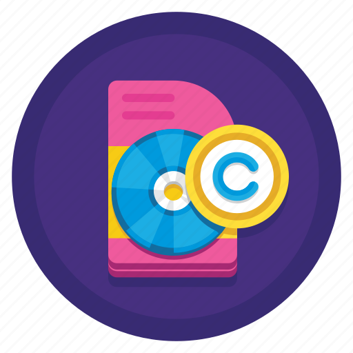 Cd, copyright, flash drive, hard disk, software, software copyright icon - Download on Iconfinder