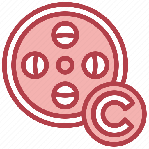 Film, music, multimedia, copyright icon - Download on Iconfinder