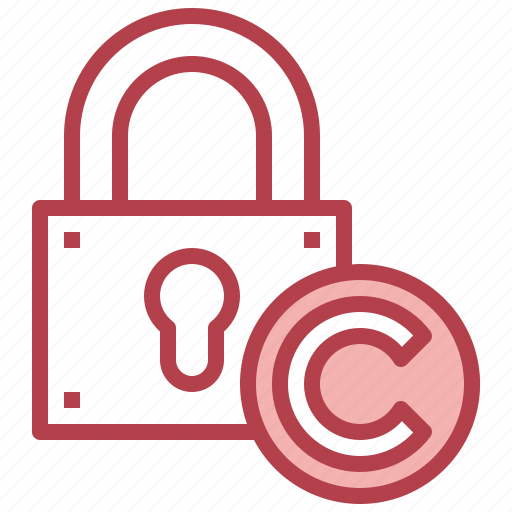 Lock, padlock, copyright, secure, security icon - Download on Iconfinder