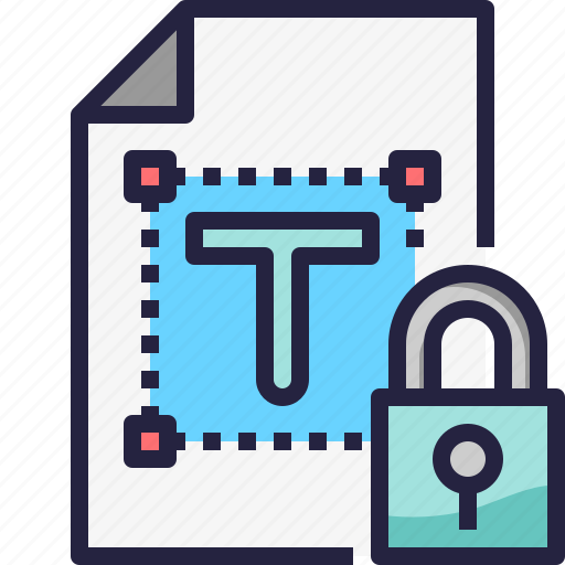 Data, file, lock, padlock, protection, secure icon - Download on Iconfinder