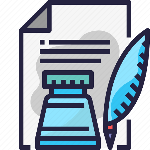 Content, document, ink, paper, writing icon - Download on Iconfinder