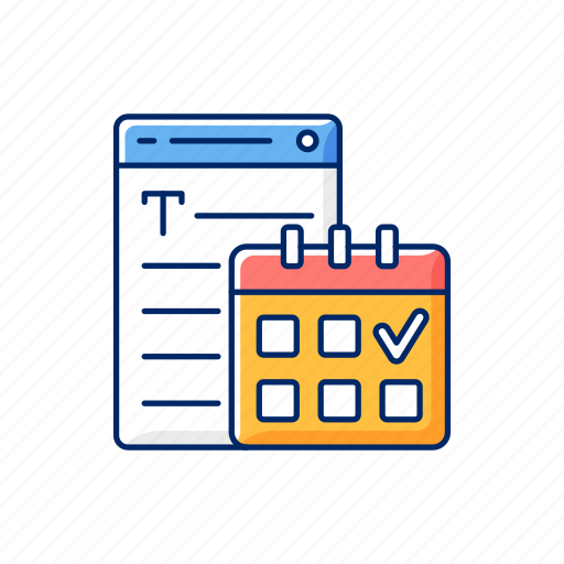 Time management, copywriting, deadline, task icon - Download on Iconfinder