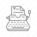 typewriter, text, keyboard, paper