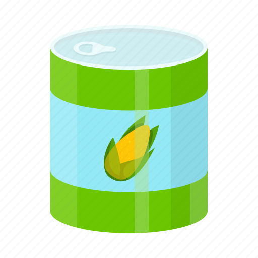 Can, canned food, cooking, corn, food, plant icon - Download on Iconfinder