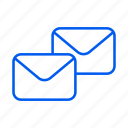 mail, mails, email, message, copy, duplicate