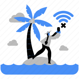 communication, wireless, internet, disconnected, wifi, signal, network, not, found 