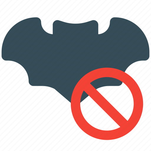 Bat, forbidden, coronavirus, restricted icon - Download on Iconfinder
