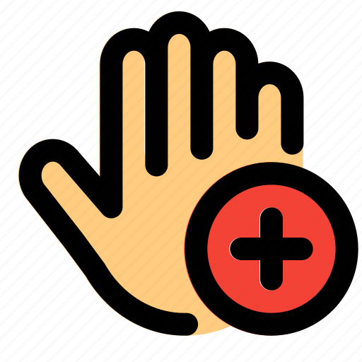 Hand, protection, coronavirus, add icon - Download on Iconfinder