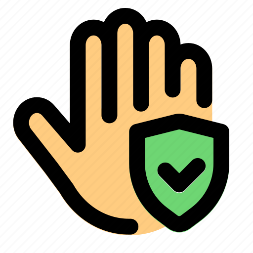 Hand, protection, shield, security, coronavirus icon - Download on Iconfinder