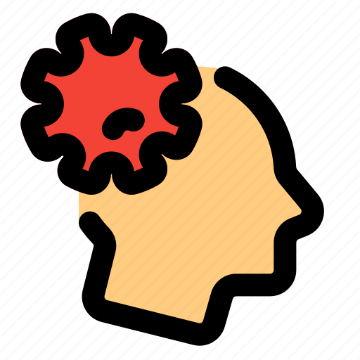 Head, virus, thinking, brain, coronavirus icon - Download on Iconfinder
