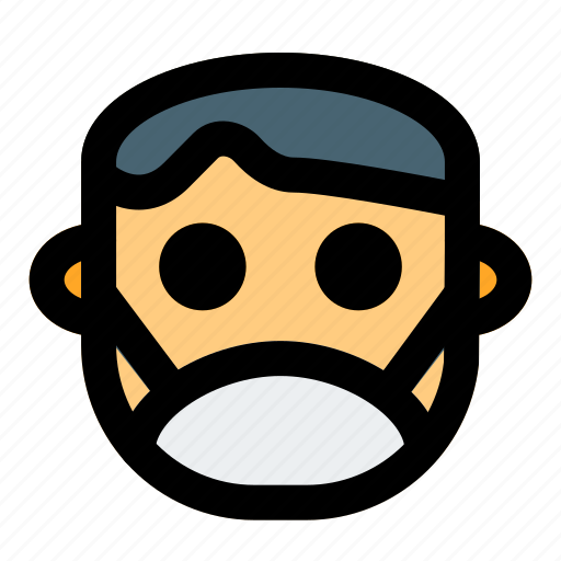 Man, wear, mask, protection, coronavirus icon - Download on Iconfinder