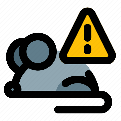 Mouse, warning, alert, coronavirus icon - Download on Iconfinder