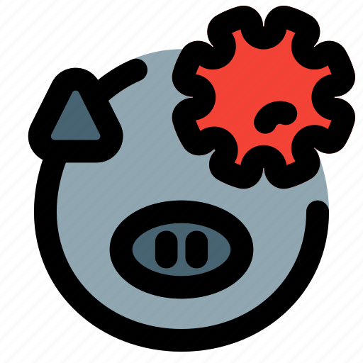 Pig, virus, bacteria, coronavirus icon - Download on Iconfinder