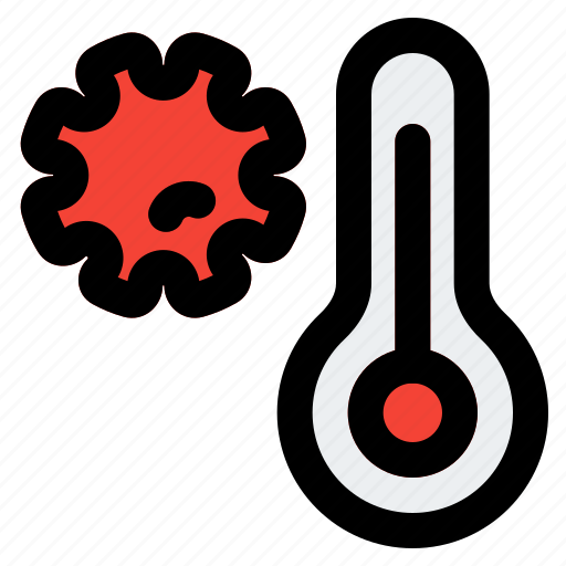 Sick, temeprature, coronavirus, thermometer icon - Download on Iconfinder