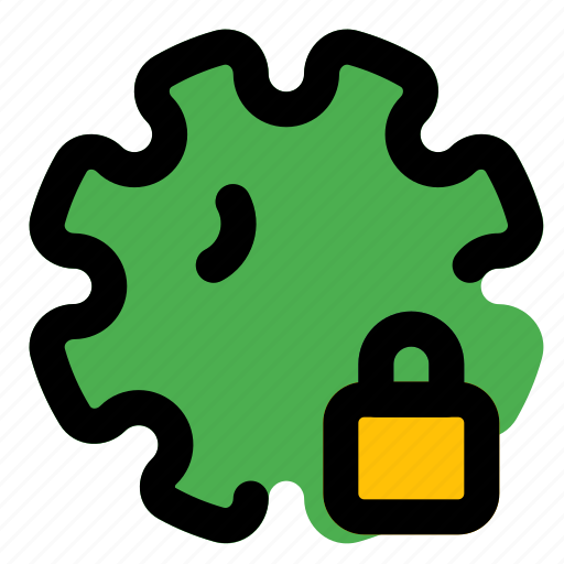 Virus, lock, security, secure, coronavirus icon - Download on Iconfinder