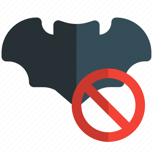 Bat, forbidden, coronavirus, banned icon - Download on Iconfinder