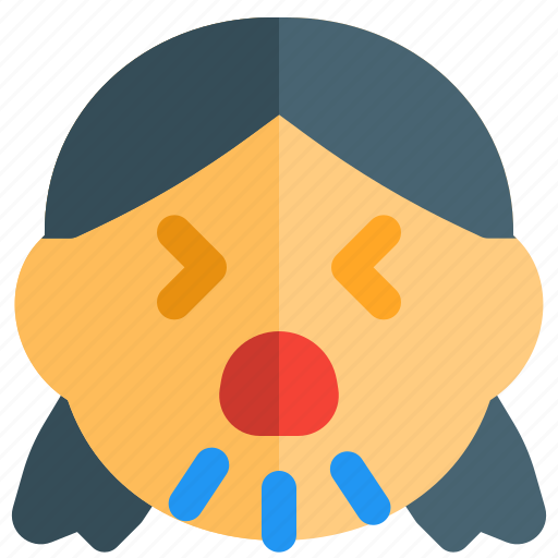 Girl, cough, coronavirus, symptom, infected icon - Download on Iconfinder