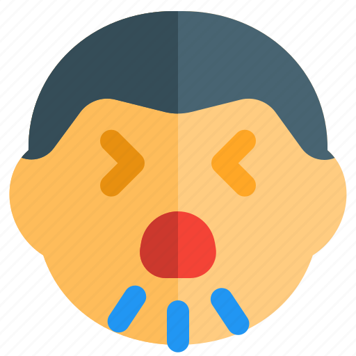 Man, cough, coronavirus, symptom icon - Download on Iconfinder